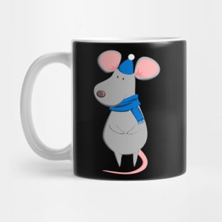 Cute Rat - Funny New Year 2020 Christmas Rat Gift Mug